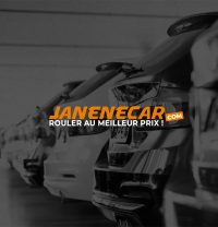 Logo of JaneneCar displaying the essence of reliability and adaptability, set against the user-friendly interface of the rental platform created with WordPress by Eskills Agency